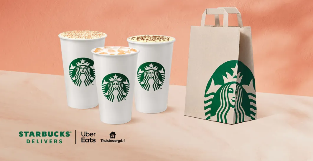 Starbucks delivery Foto